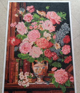 Preview: Diamond Painting Pfingstrosenstrauss